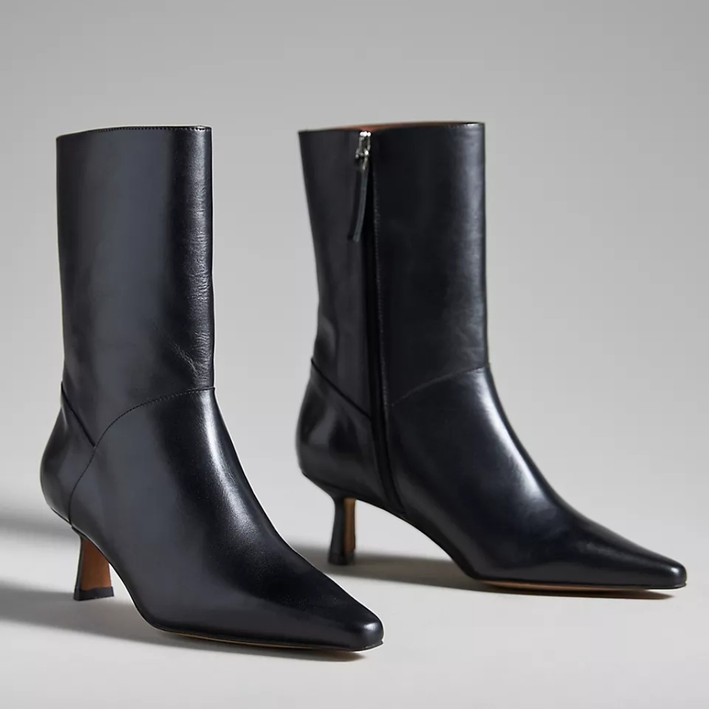 Anthropologie | Maeve Kitten-Heel Barrel Boots